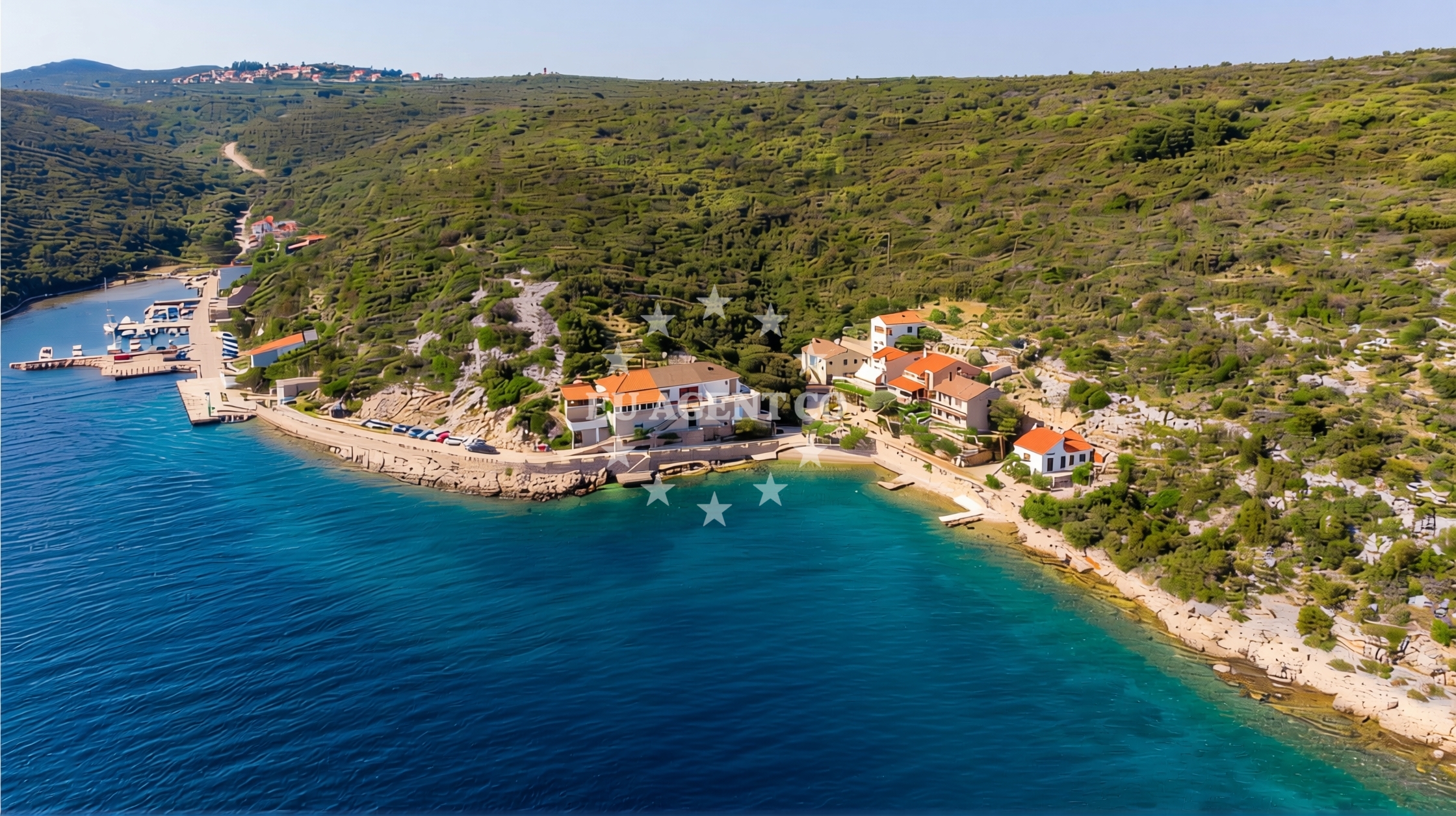 Zverinac Beach near Sestrunj Island anchorage