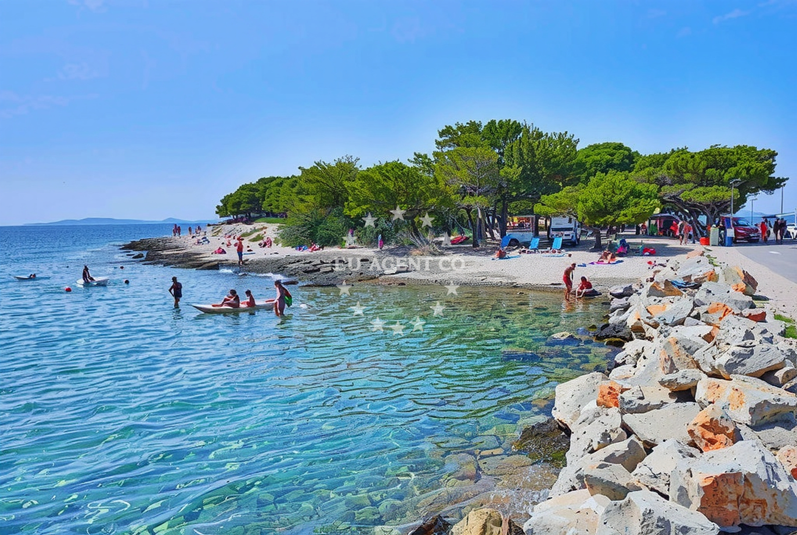 Additional view of Anchorage in Anchorage on the island Škojić, North Dalmatia, Croatia photo 4