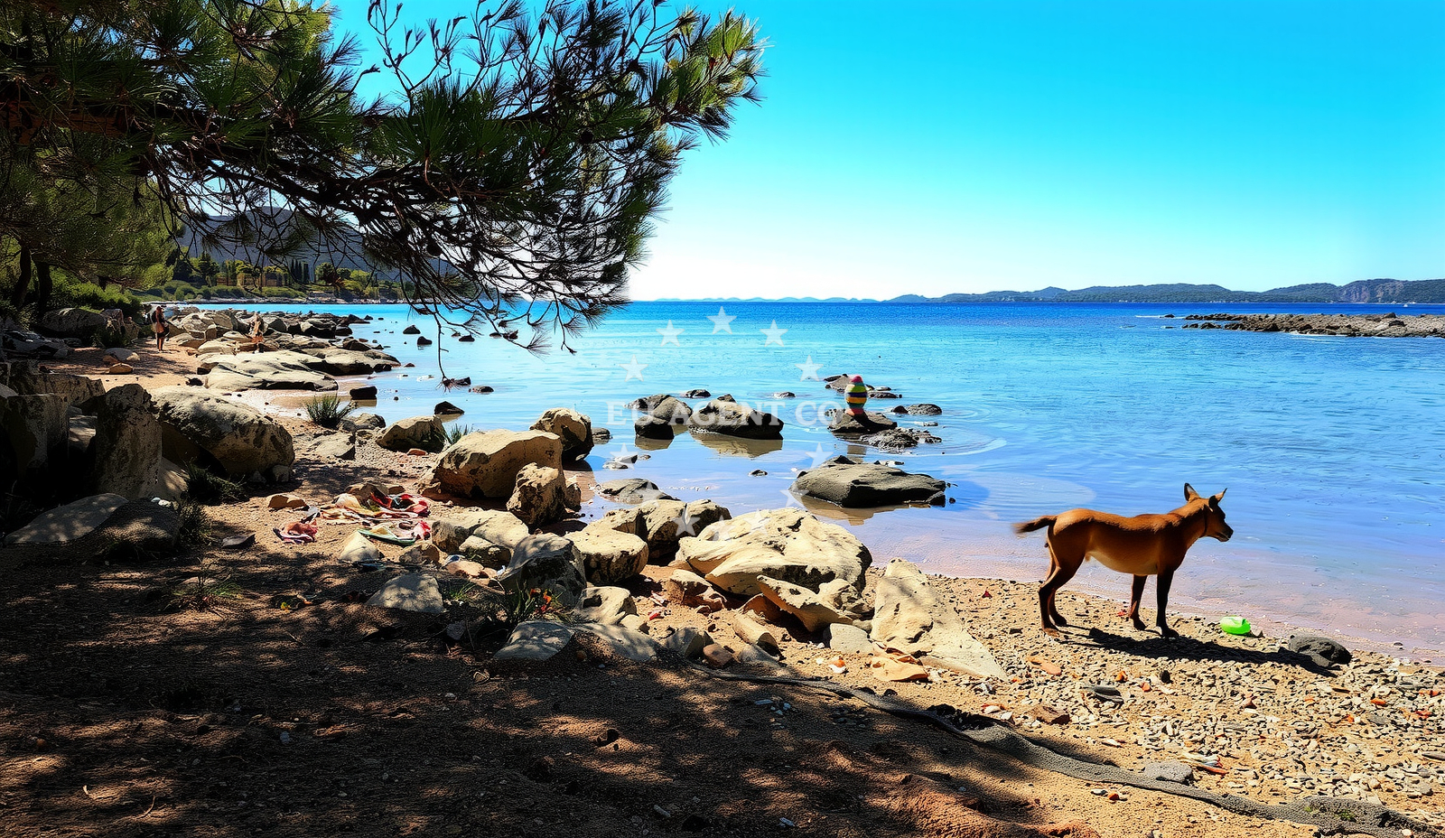 Lučica Istok Beach, 1.58km from anchorage