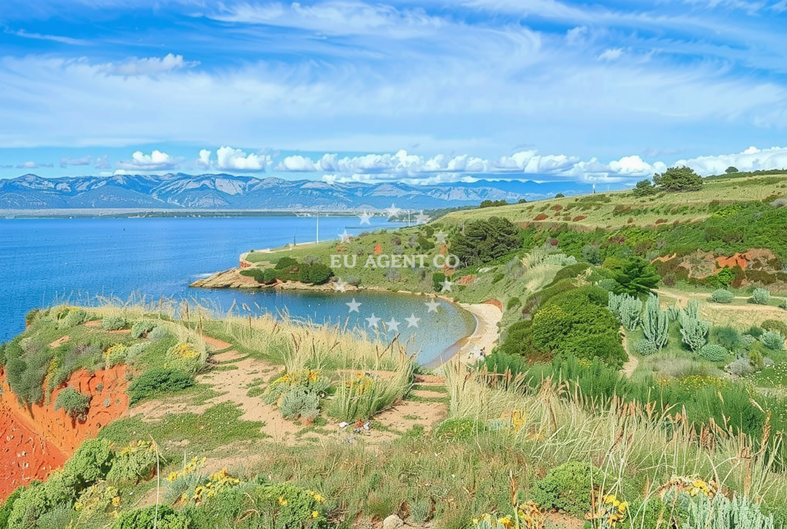 Anchorage in Lozice, Vir, Croatia with clear waters and nearby beaches