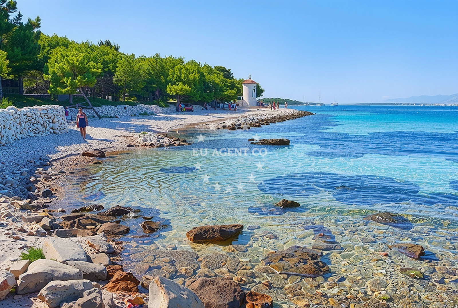 Additional view of Kranj anchorage in Anchorage on the island Vrgada, North Dalmatia, Croatia photo 5