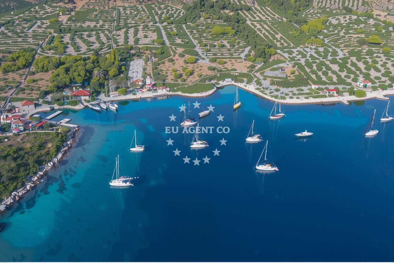 Jagodnja Anchorage on Zut Island, North Dalmatia, Croatia