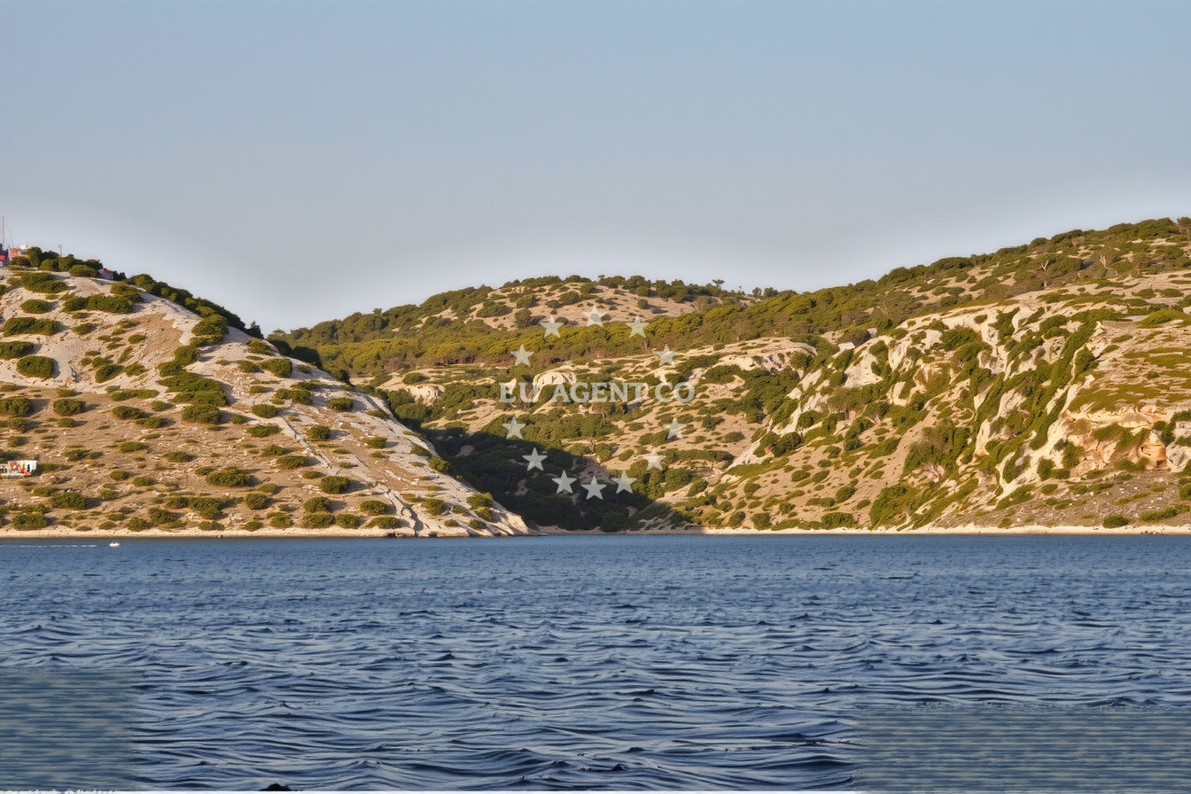 Approach and location view of Jagodnja anchorage in Anchorage on the island Žut, North Dalmatia, Croatia photo 3