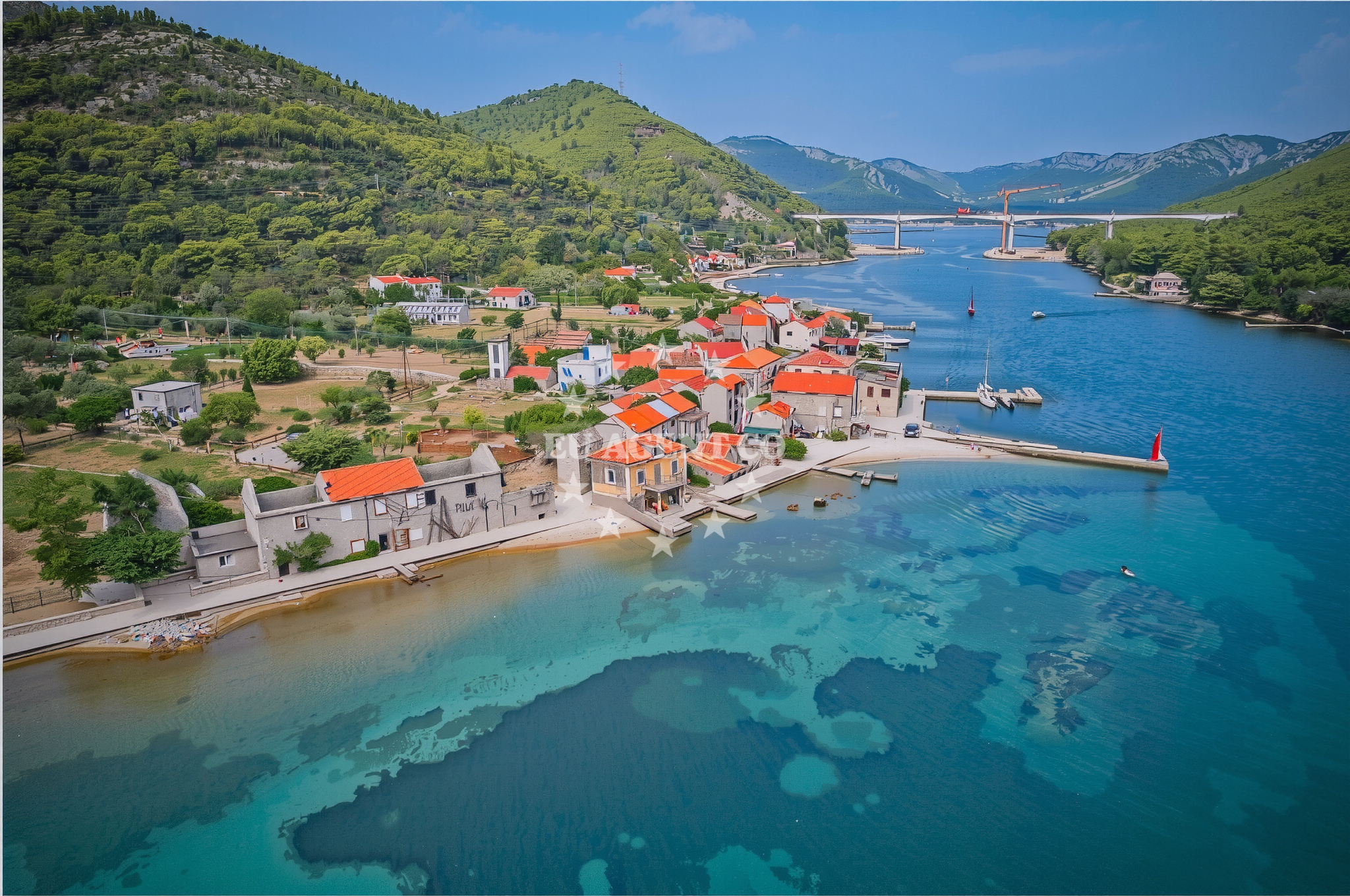 Approach and location view of Anchorage in Anchorage in Broce, South Dalmatia, Croatia photo 3