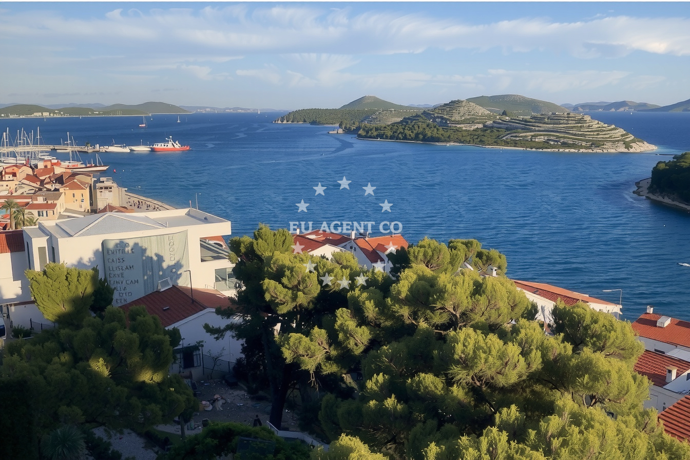 View of Donja Anchorage from the Adriatic Sea, South Dalmatia