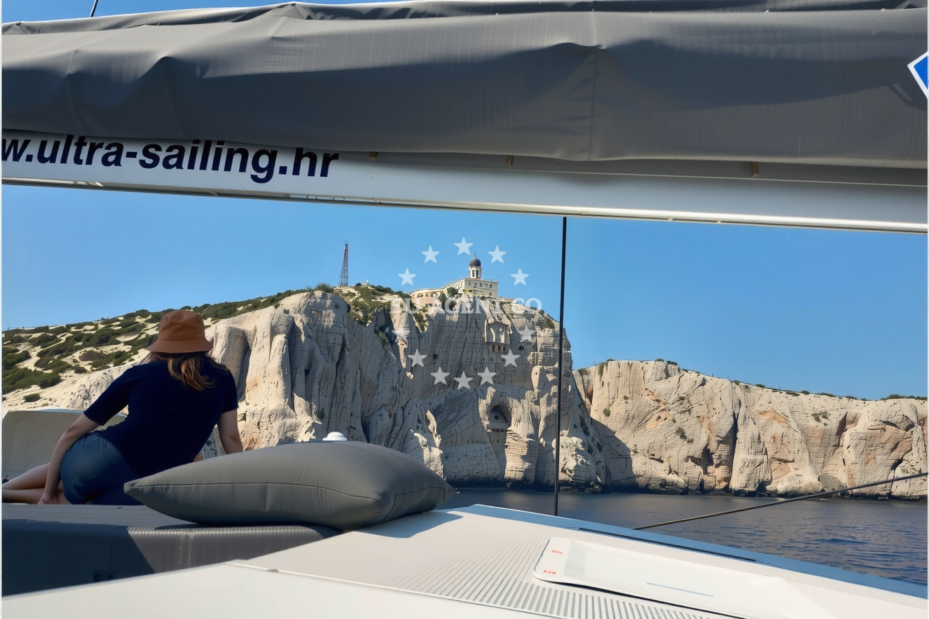 Sandy seabed at Presma Anchorage, ideal for secure anchoring in the Adriatic Sea