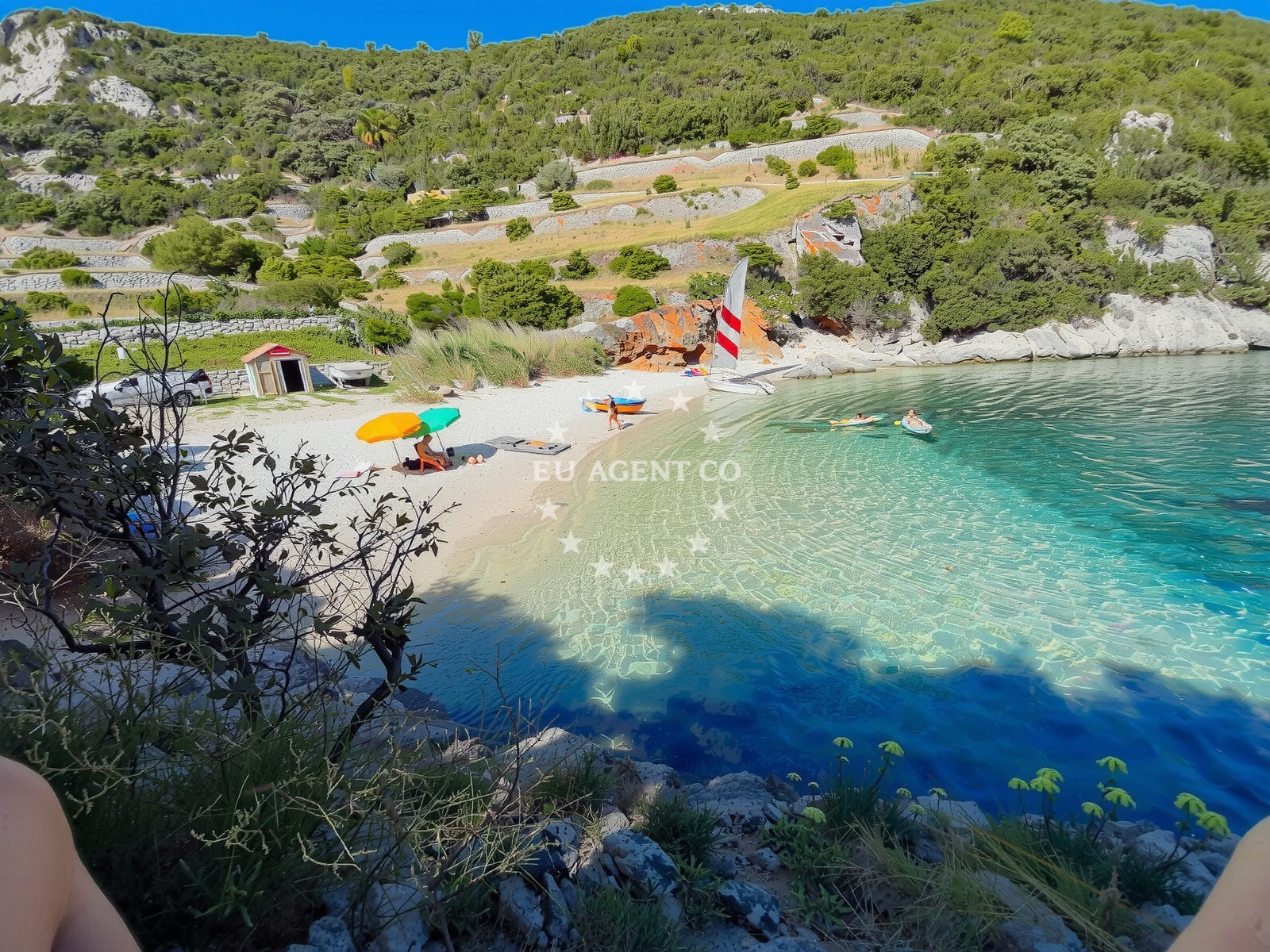 Pavja Luka beach on Korcula Island, Croatia