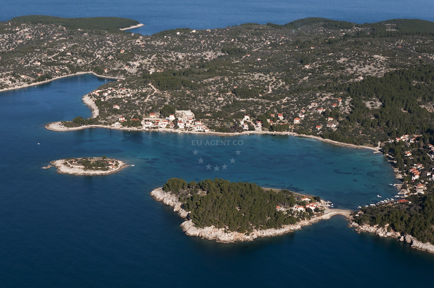 Gradina Anchorage in Vela Luka, Korcula, Croatia