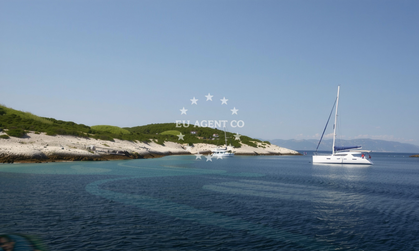 Barje Beach on Lastovnjaci Island, Croatia, accessible from Saplun Anchorage