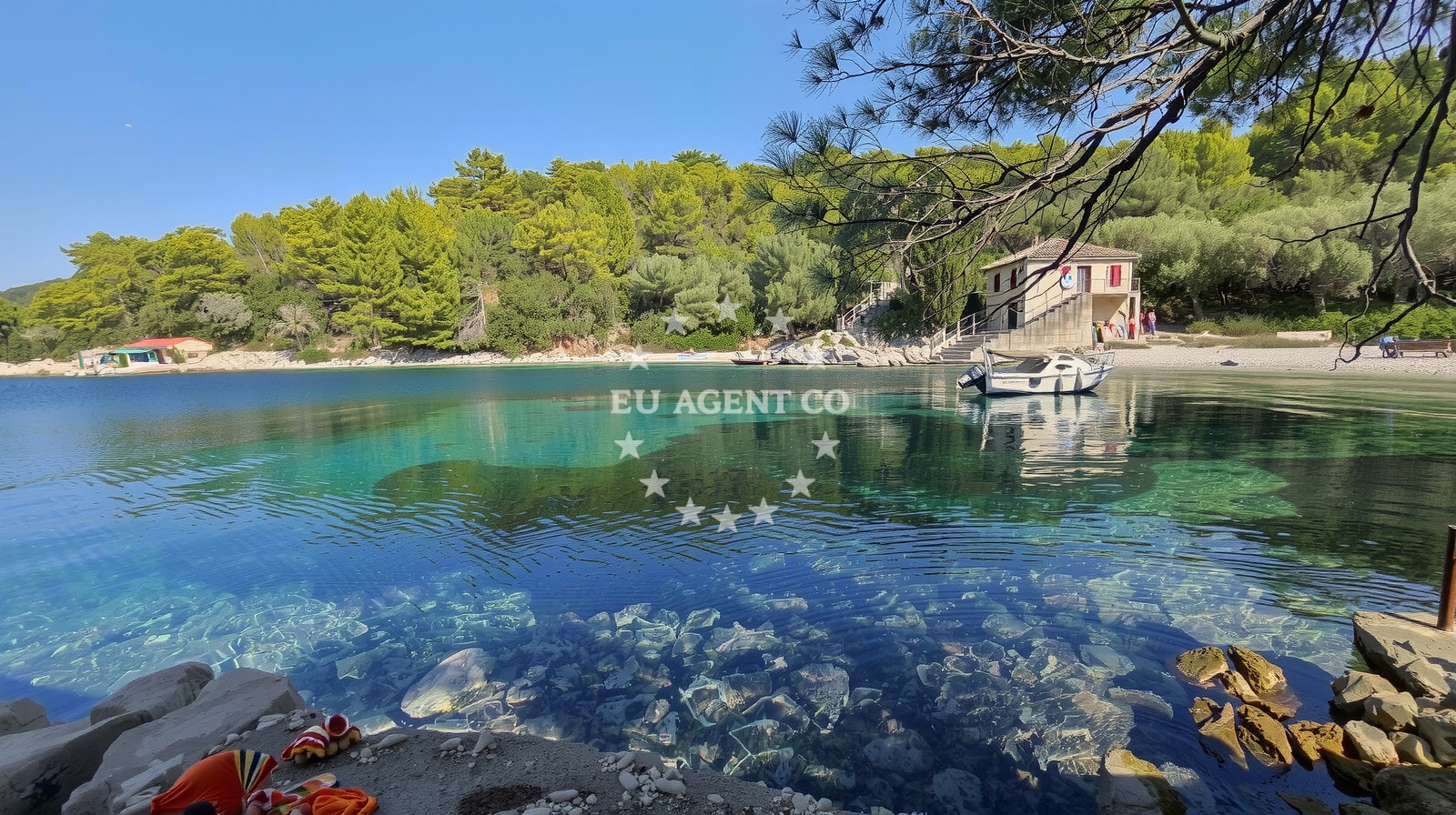 Prehodisce Anchorage on the island of Lastovo, Croatia