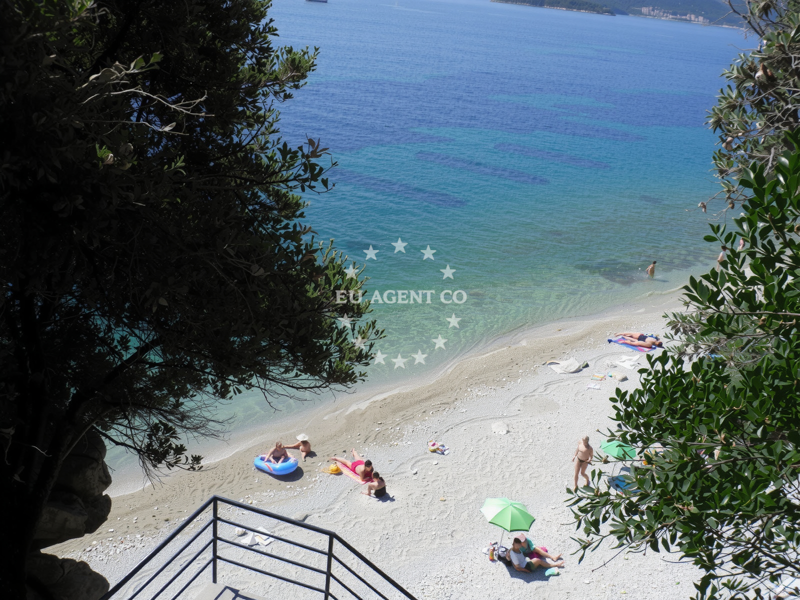 Orasac Beach, South Dalmatia, Croatia near the anchorage