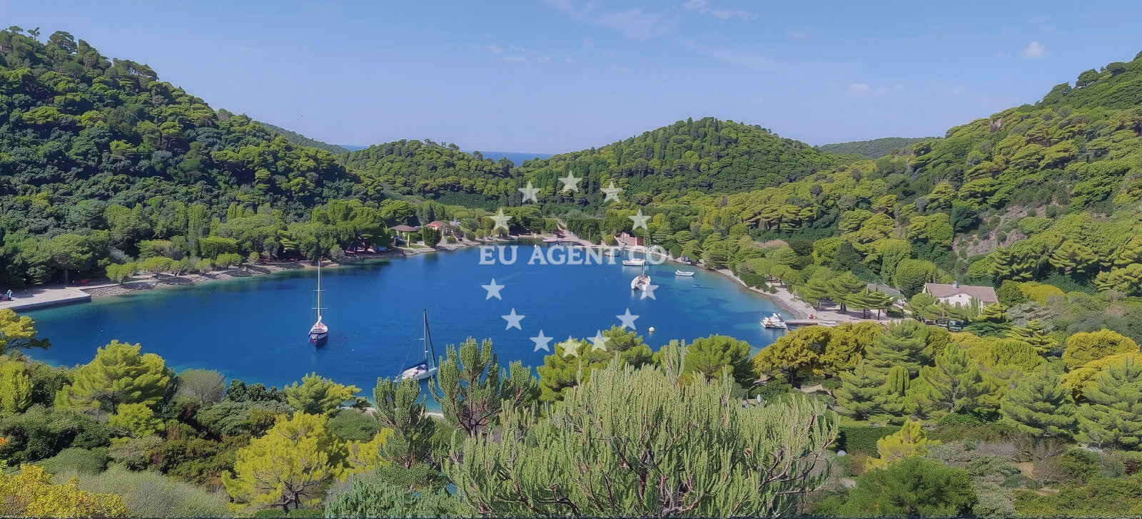 Marina Solitudo, a nearby marina on Lastovo
