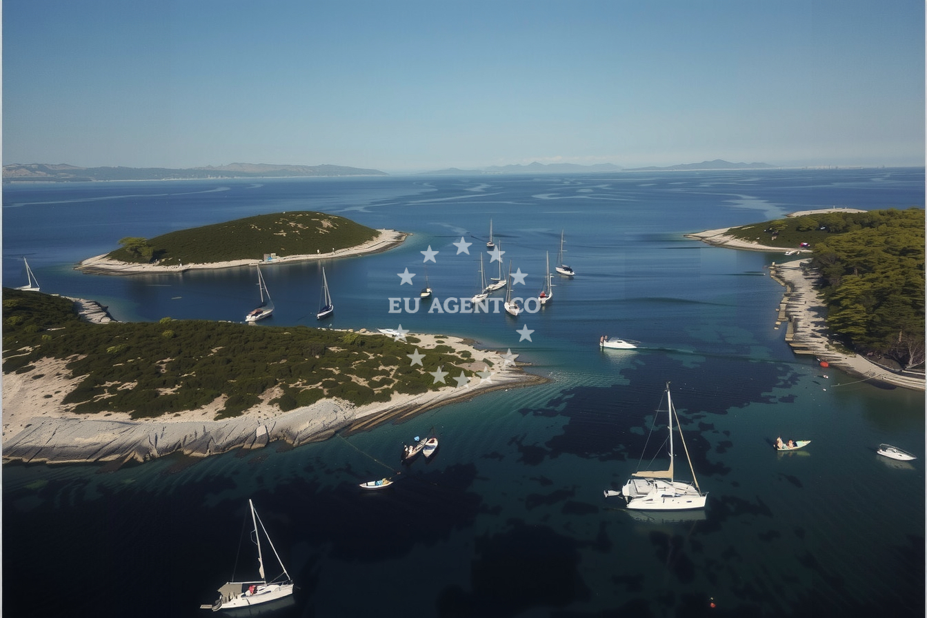 Additional view of Borova anchorage in Anchorage on the island Prežba, South Dalmatia, Croatia photo 9