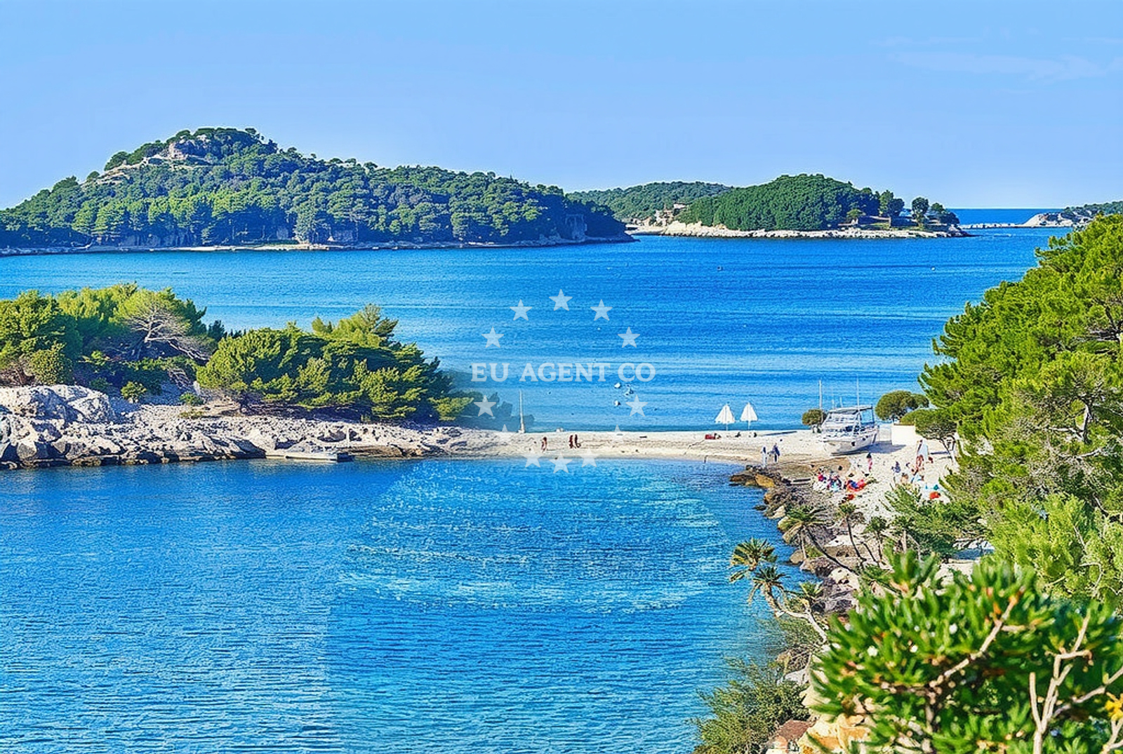 Additional view of Jurjeva Uvala anchorage in Anchorage on the island Prežba, South Dalmatia, Croatia photo 5