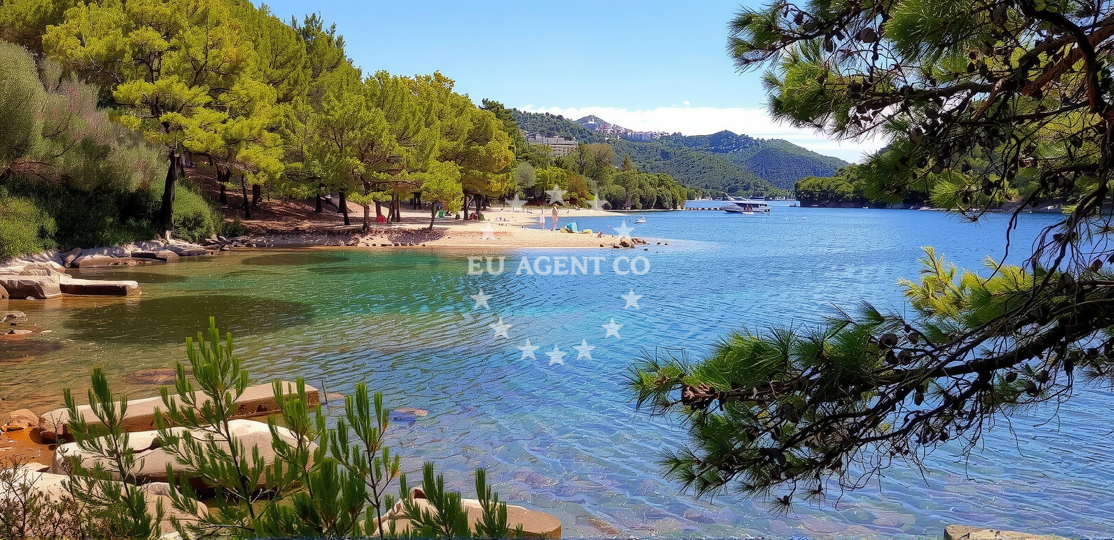 Additional view of Jurjeva Uvala anchorage in Anchorage on the island Prežba, South Dalmatia, Croatia photo 6