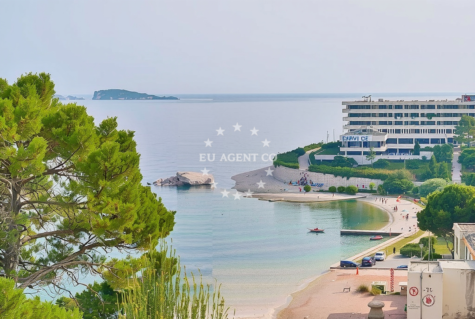 Approach and location view of Anchorage in Anchorage in Srebreno, South Dalmatia, Croatia photo 3