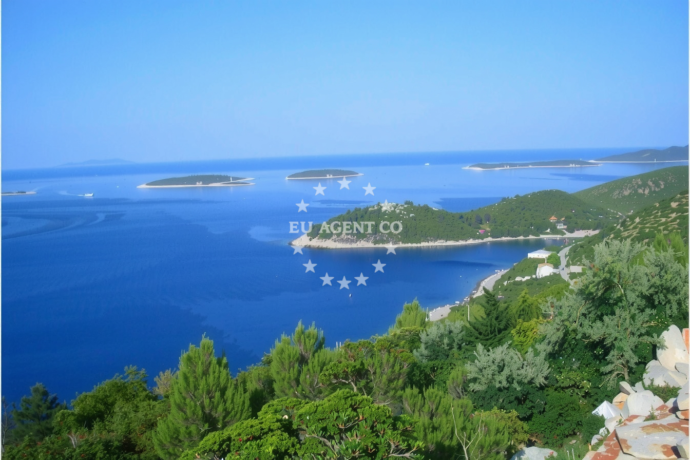 Karbuni Anchorage on Zvirinovic Island, South Dalmatia, Croatia