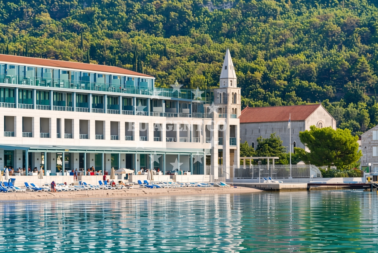 Overview of Admiral Grand Hotel, Slano Beach in Admiral Grand Hotel