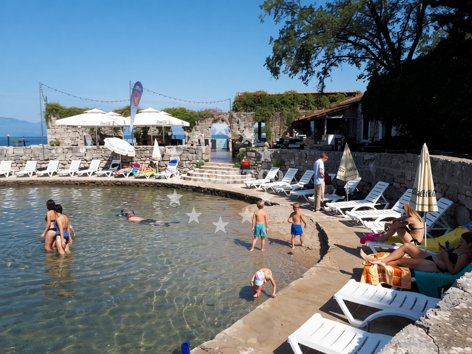 Additional view of Adriatic beach in 14 Primorska cesta, Njivice