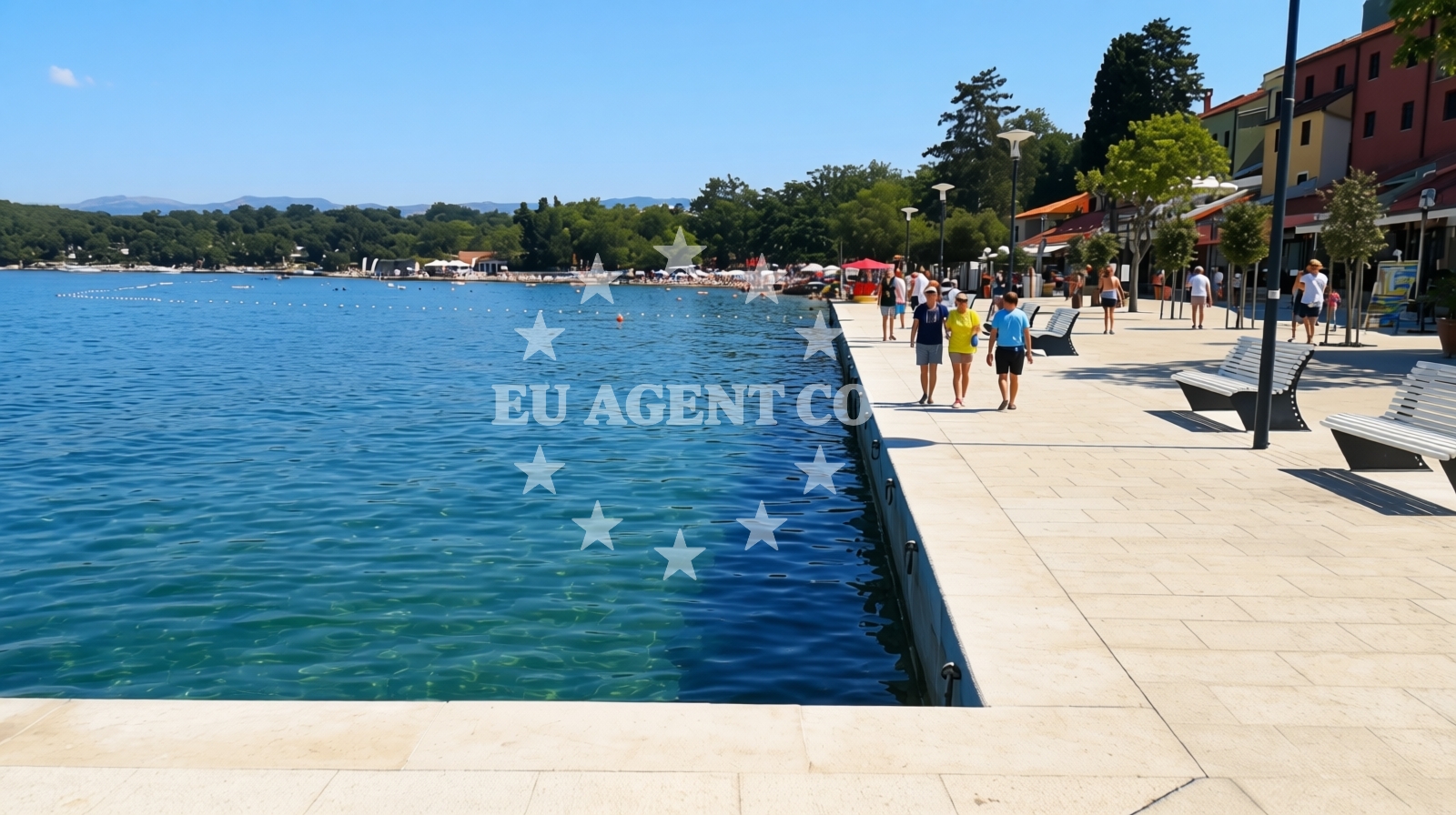 Additional view of Adriatic beach in 14 Primorska cesta, Njivice