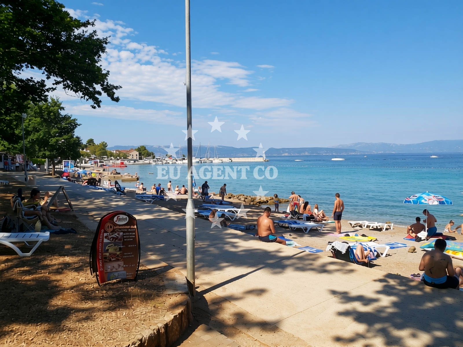 Additional view of Adriatic beach in 14 Primorska cesta, Njivice