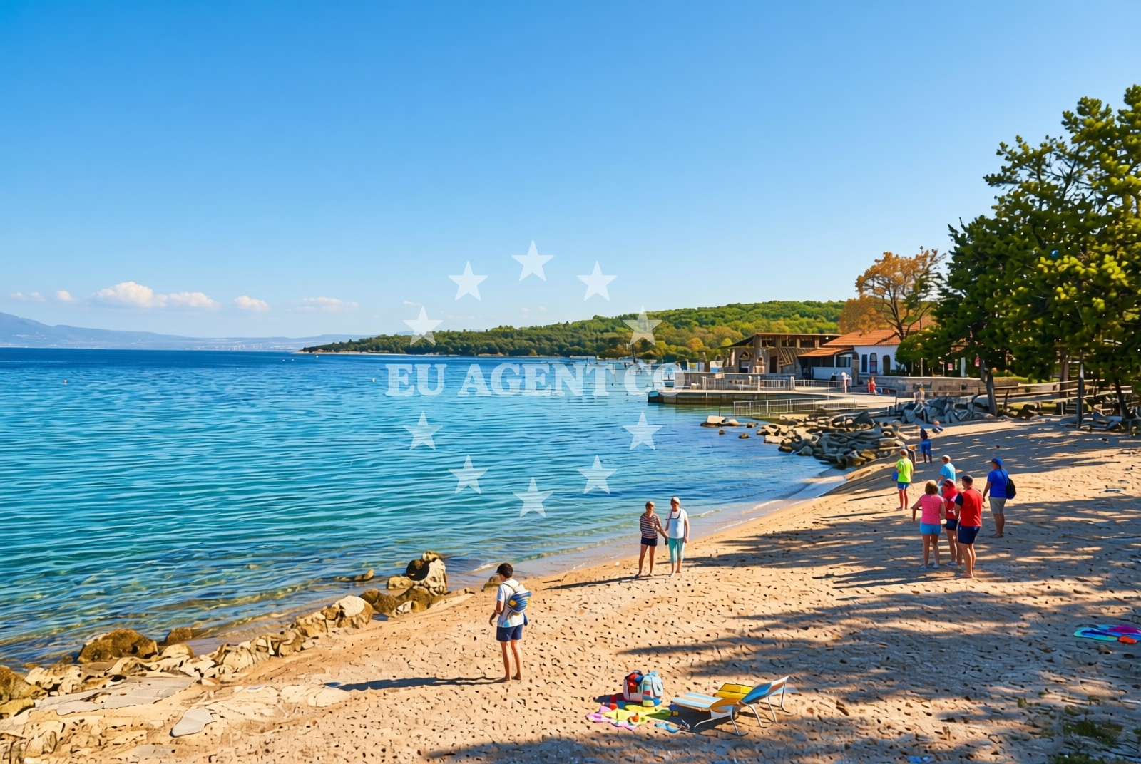 Additional view of Adriatic beach in 14 Primorska cesta, Njivice