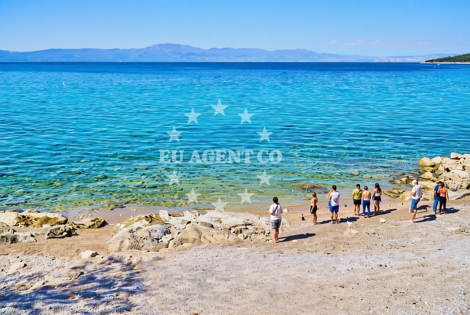 Additional view of Adriatic beach in 14 Primorska cesta, Njivice