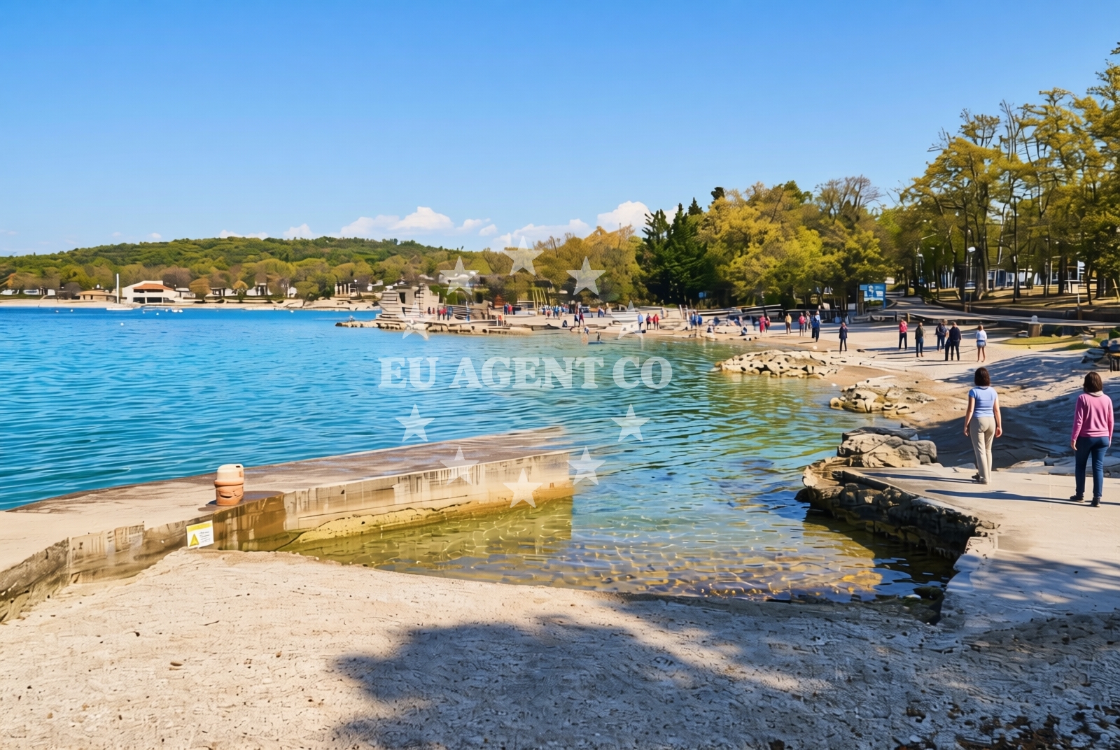 Additional view of Adriatic beach in 14 Primorska cesta, Njivice