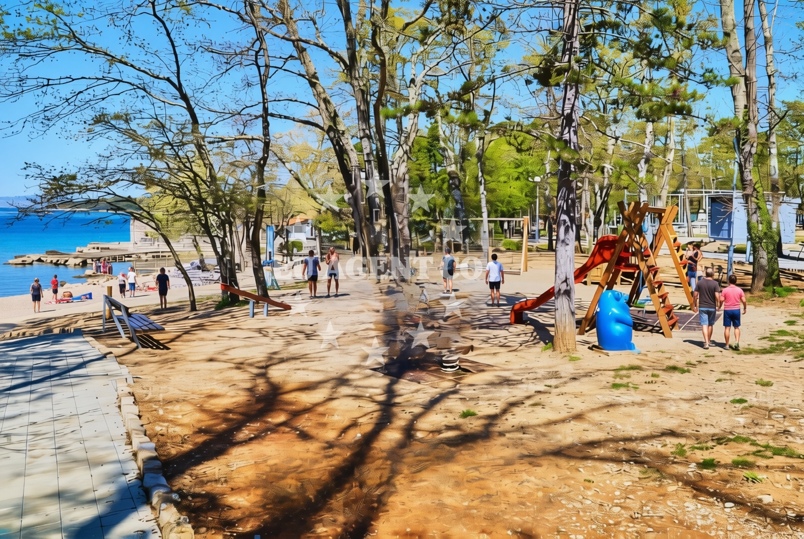 Additional view of Adriatic beach in 14 Primorska cesta, Njivice