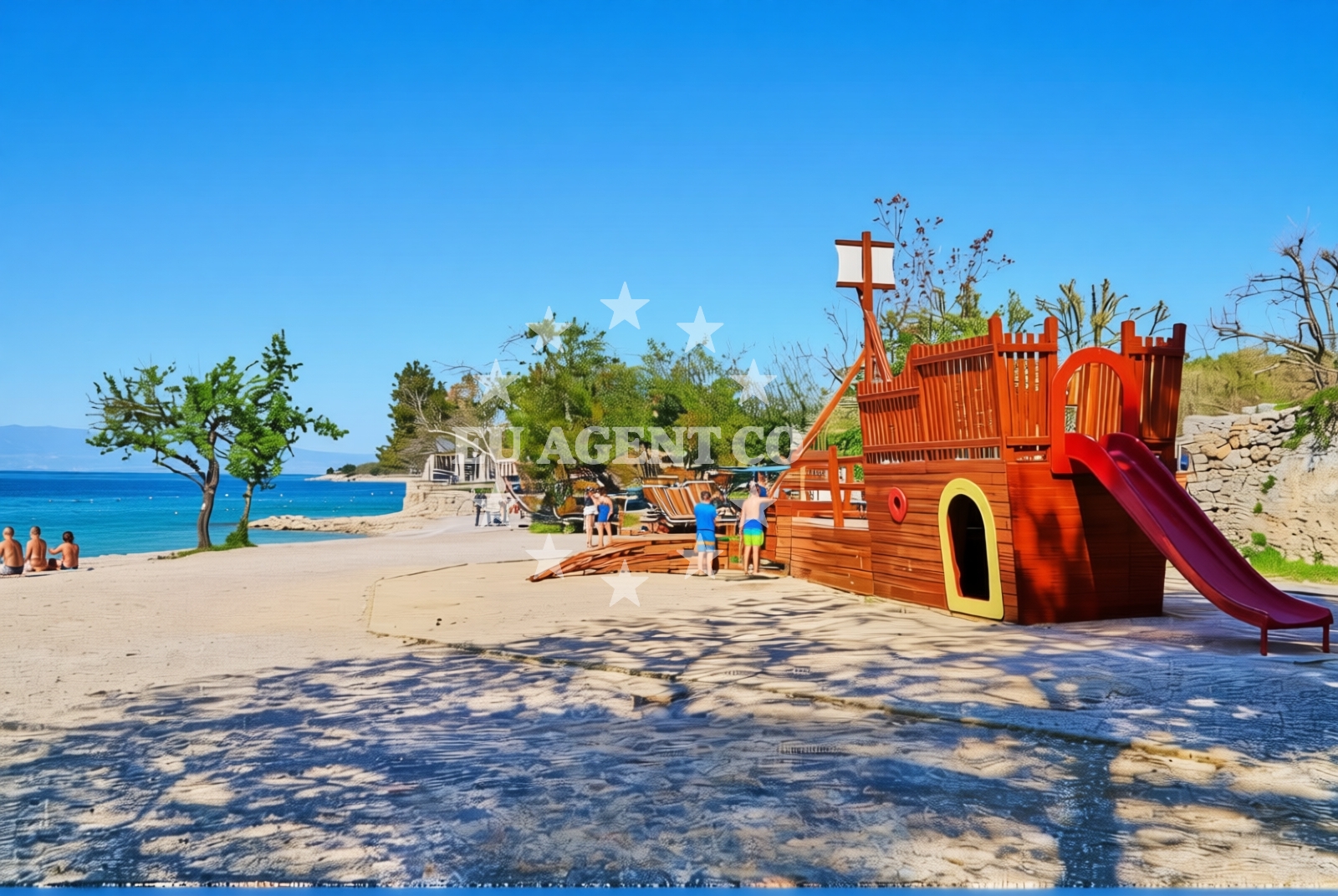 Additional view of Adriatic II beach in Primorska cesta bb, Njivice