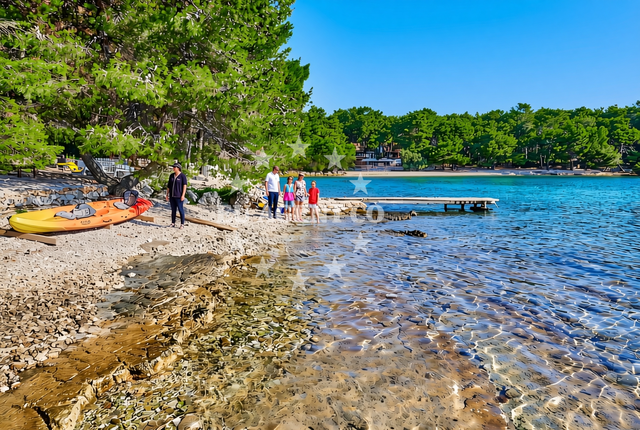 Additional view of Adriatic, Vrboska (Hvar) Beach in Adriatic