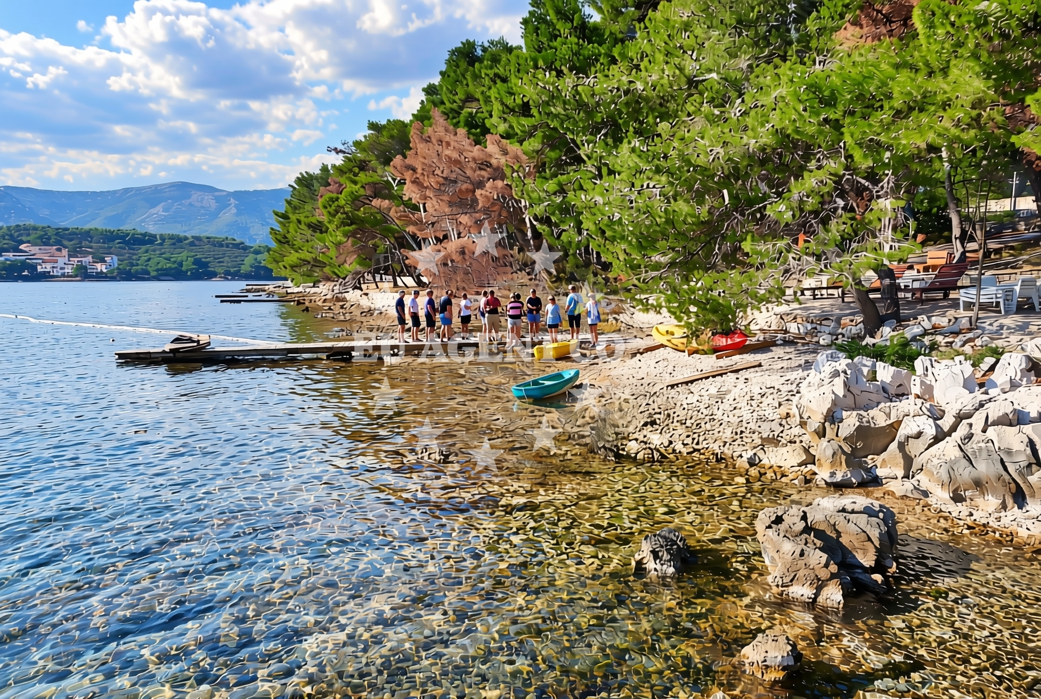 Additional view of Adriatic, Vrboska (Hvar) Beach in Adriatic