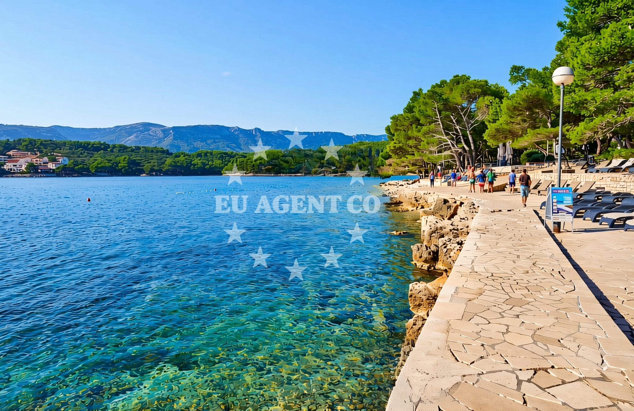 Additional view of Adriatic, Vrboska (Hvar) Beach in Adriatic
