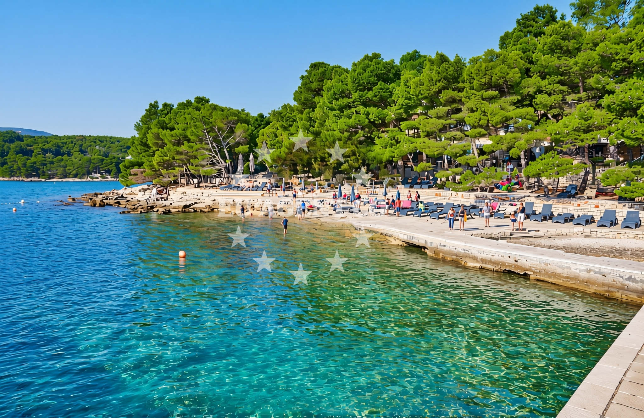 Additional view of Adriatic, Vrboska (Hvar) Beach in Adriatic
