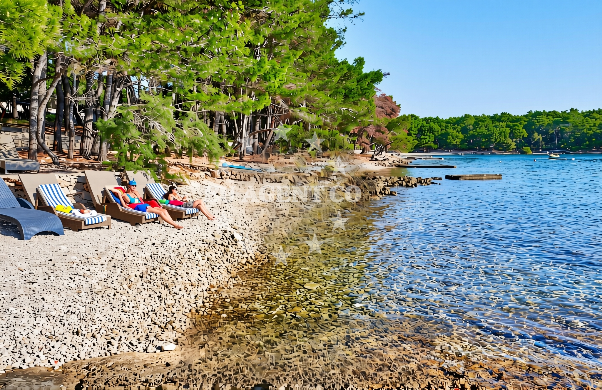 Additional view of Adriatic, Vrboska (Hvar) Beach in Adriatic