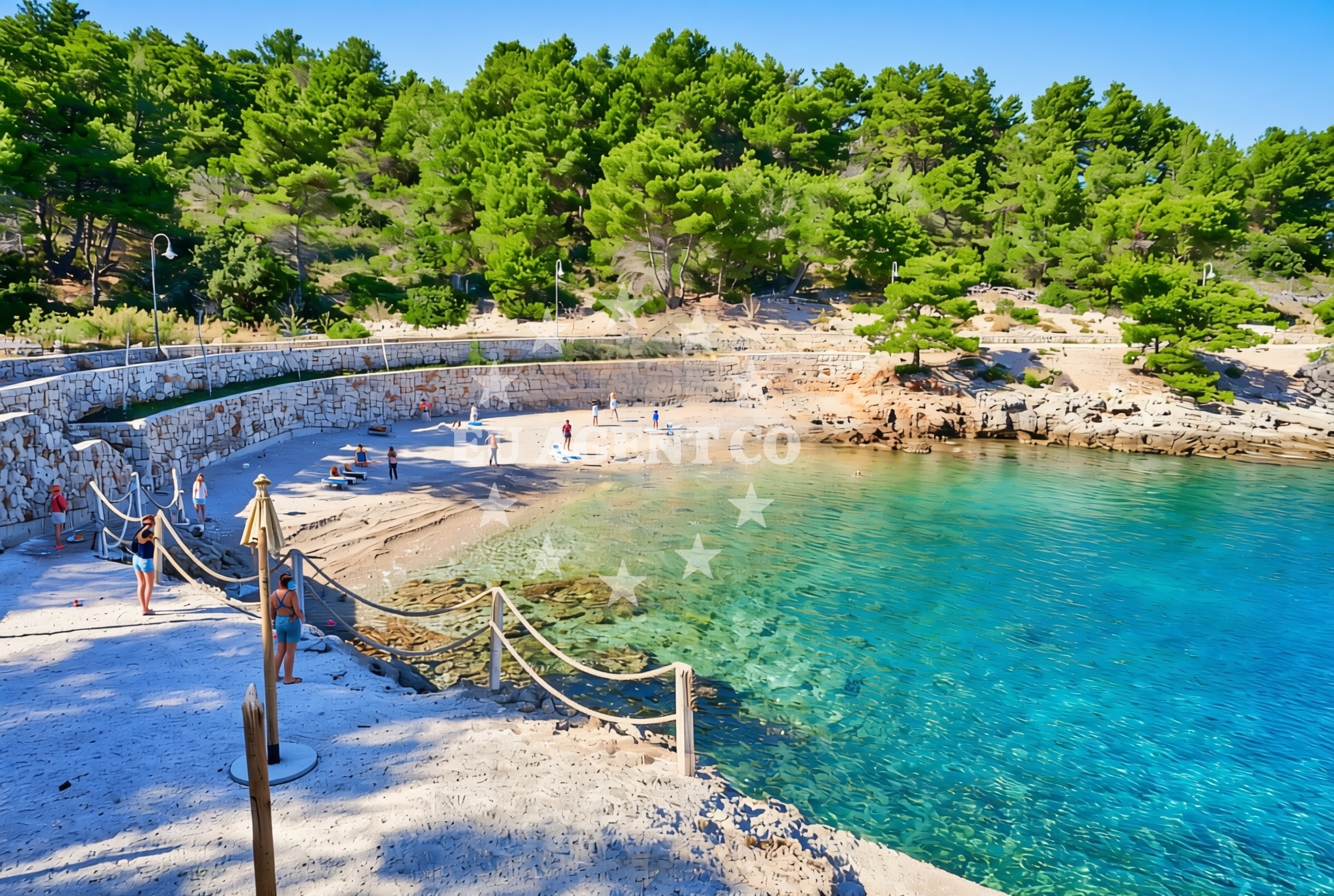 Additional view of Africa's beach in 39 Riva Pelegrina, Stomorska