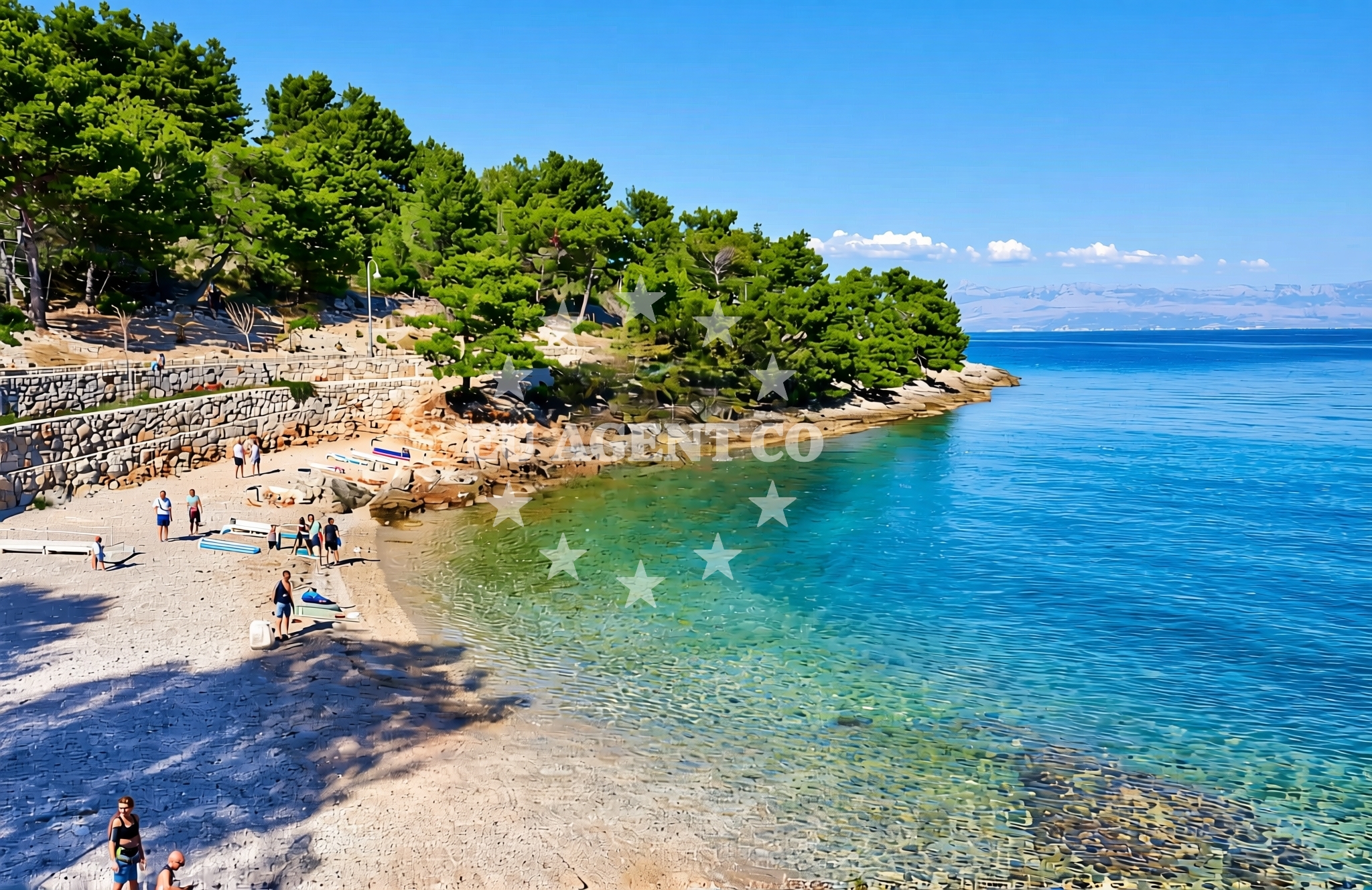 Additional view of Africa's beach in 39 Riva Pelegrina, Stomorska