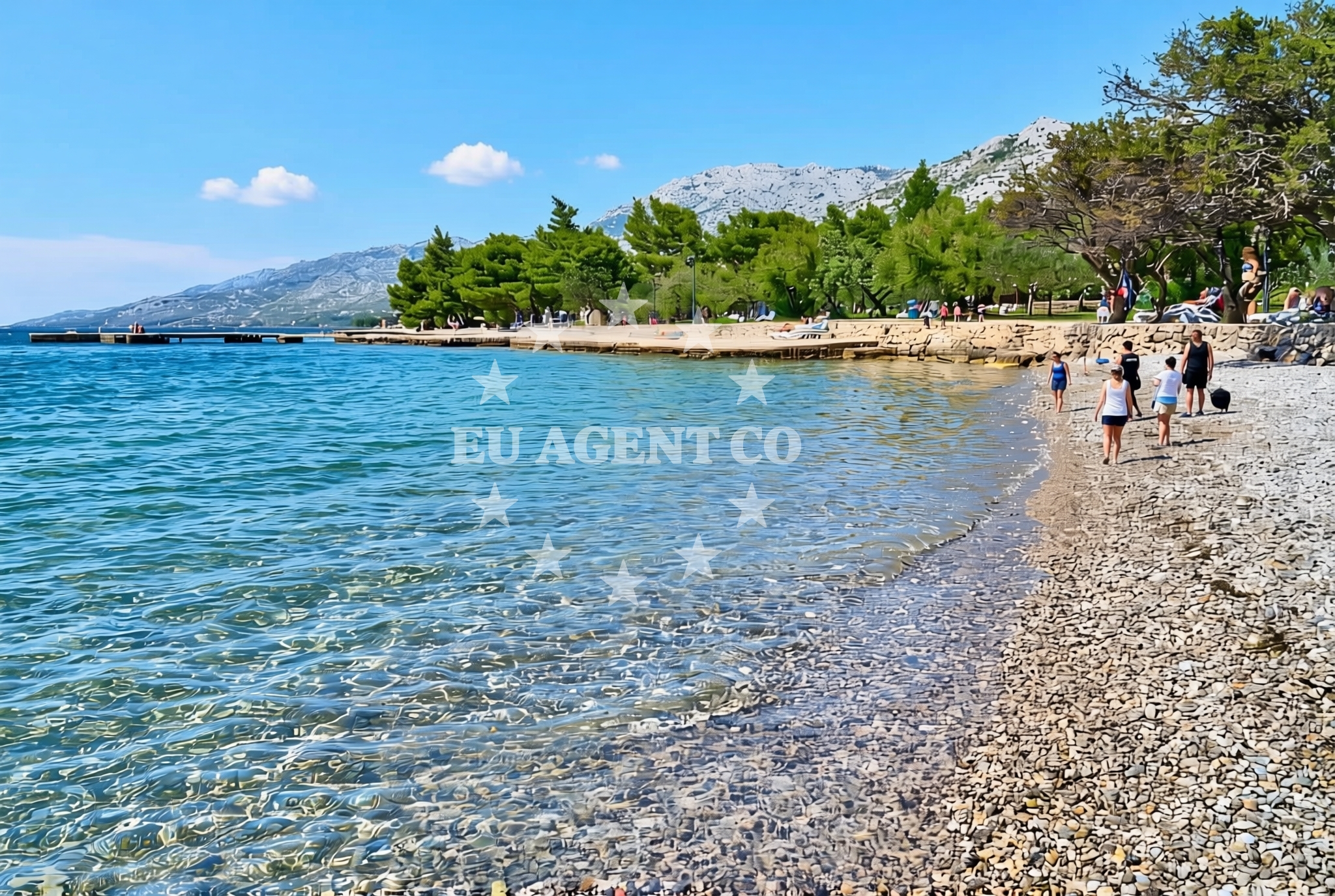Overview of Alan, Starigrad Beach in Alan