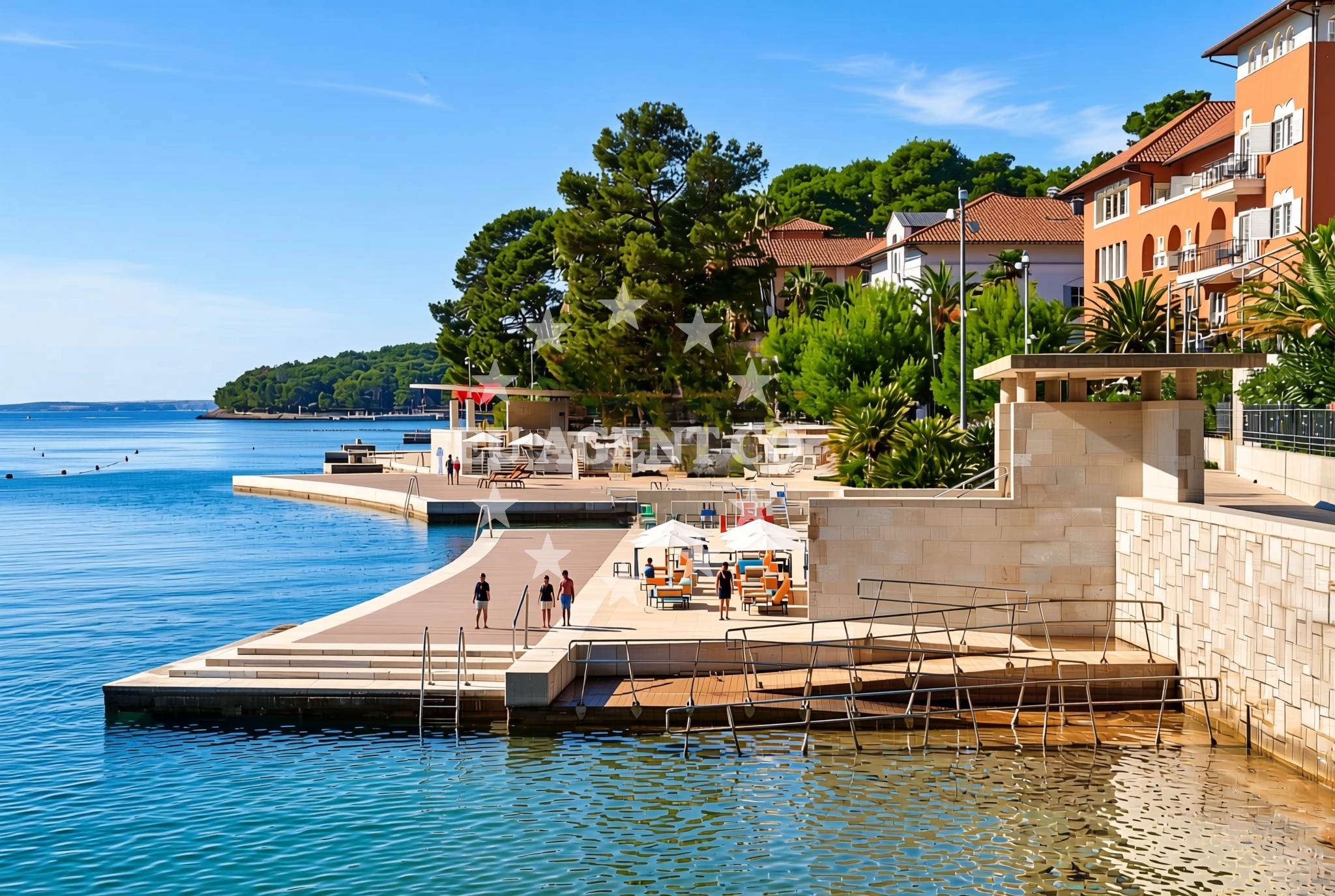 Additional view of Alhambra, Mali Lošinj (Lošinj) Beach in Alhambra