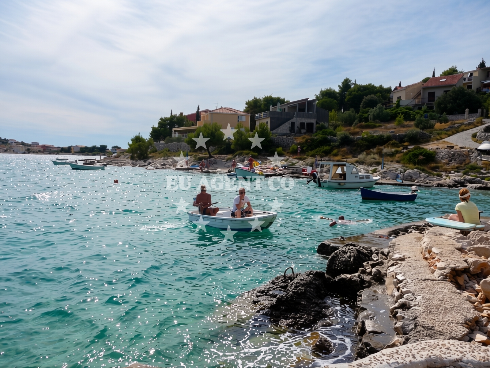 Sea and coastal view of Alina beach in Svrda 18, Sevid