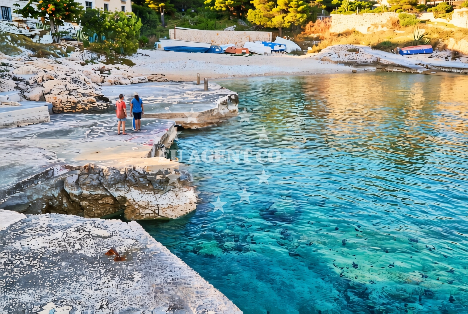 Additional view of Alina beach in Svrda 18, Sevid