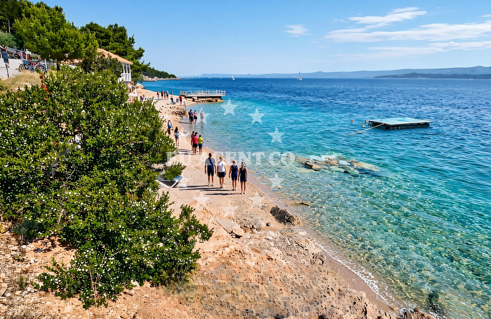 Additional view of Aloa, Bol (Brač) Beach in Aloa