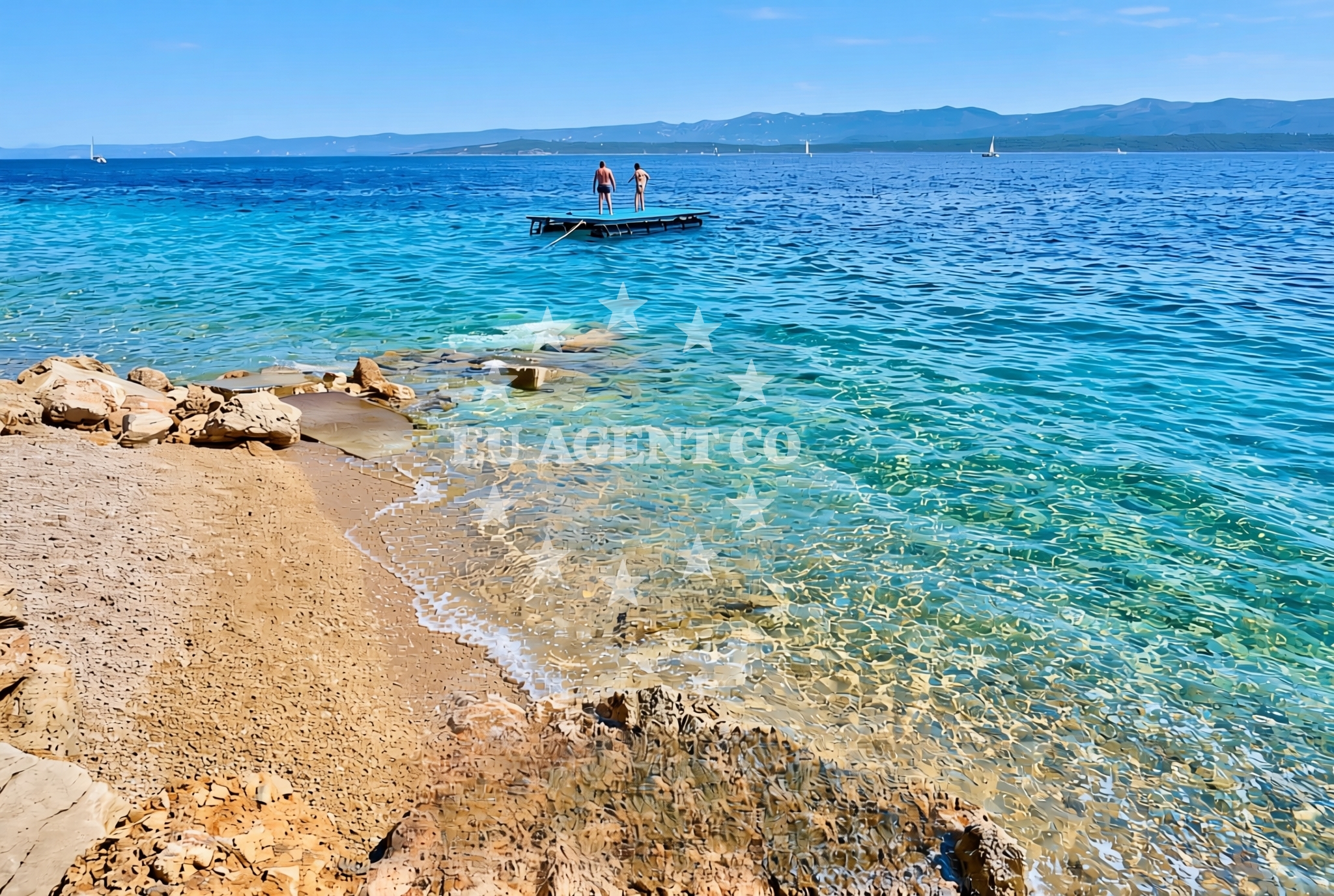 Additional view of Aloa, Bol (Brač) Beach in Aloa