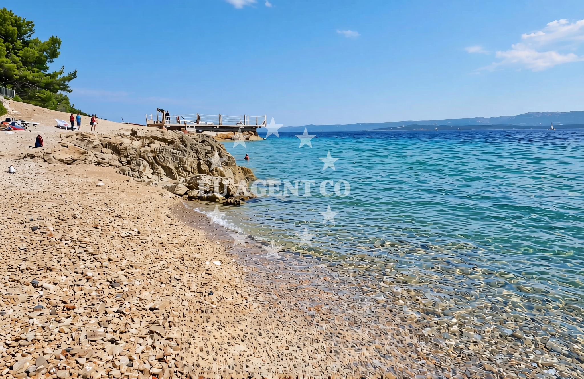 Additional view of Aloa, Bol (Brač) Beach in Aloa