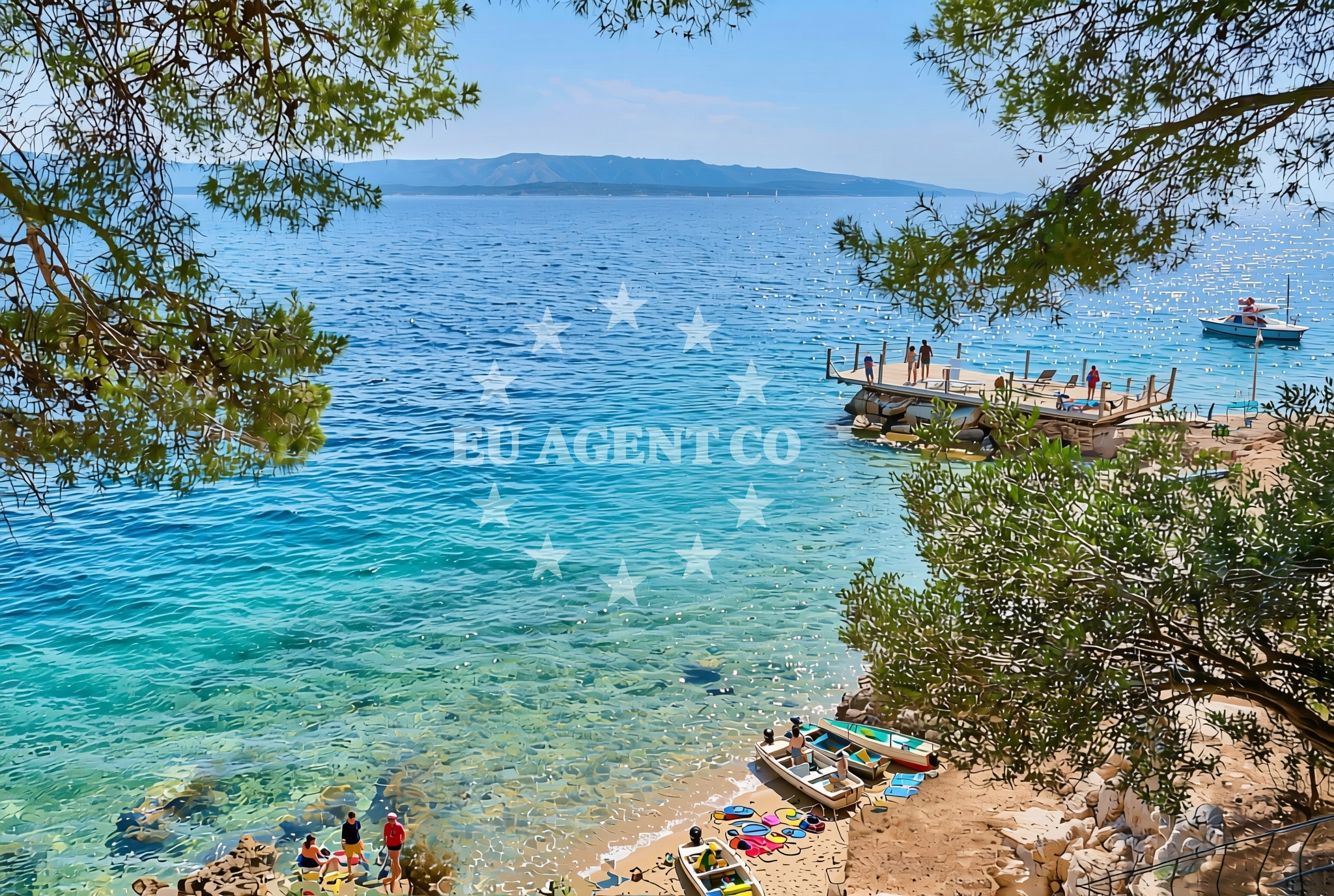 Additional view of Aloa, Bol (Brač) Beach in Aloa