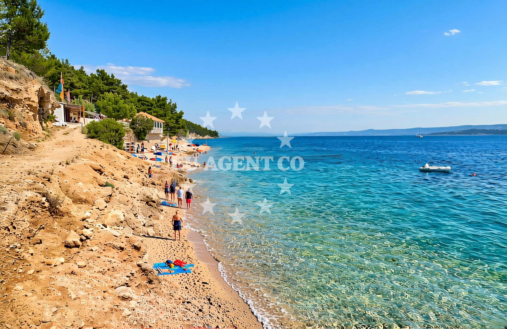 Additional view of Aloa, Bol (Brač) Beach in Aloa