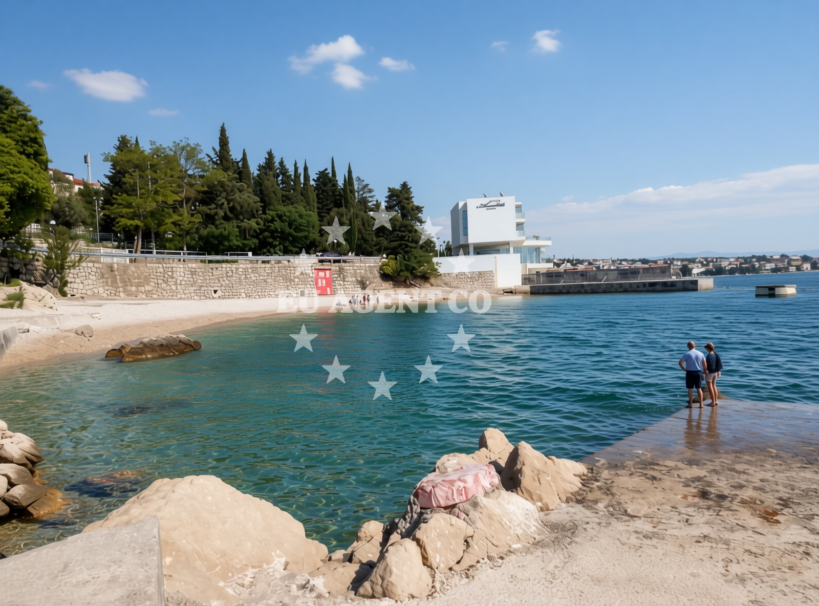 Overview of Amabilis beach in 56D Ulica Emila Antića, Selce