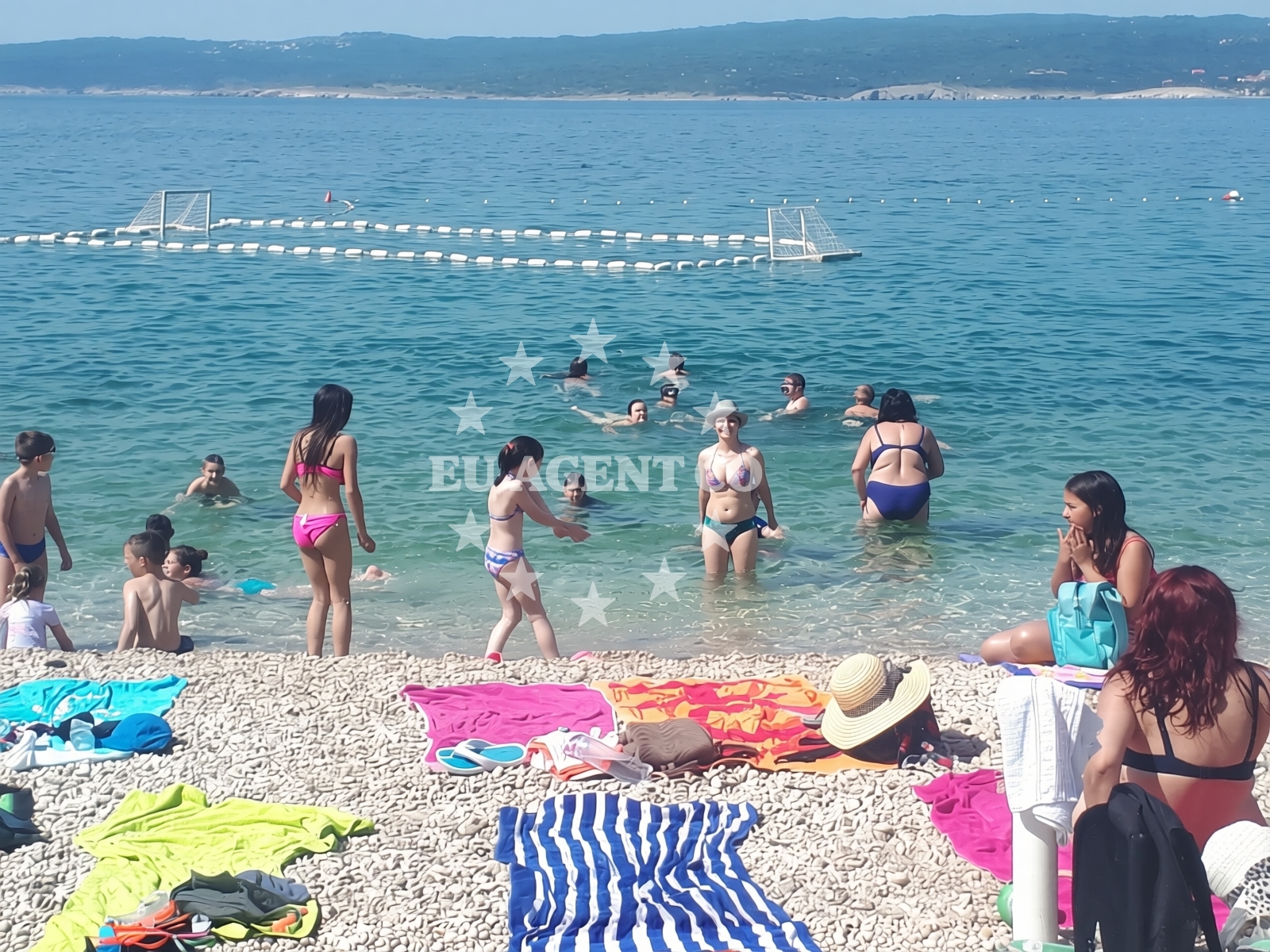 Sea and coastal view of Amabilis beach in 56D Ulica Emila Antića, Selce