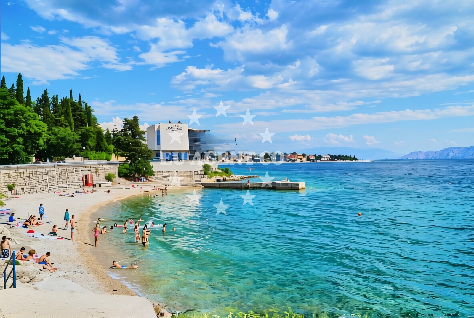 Additional view of Amabilis beach in 56D Ulica Emila Antića, Selce