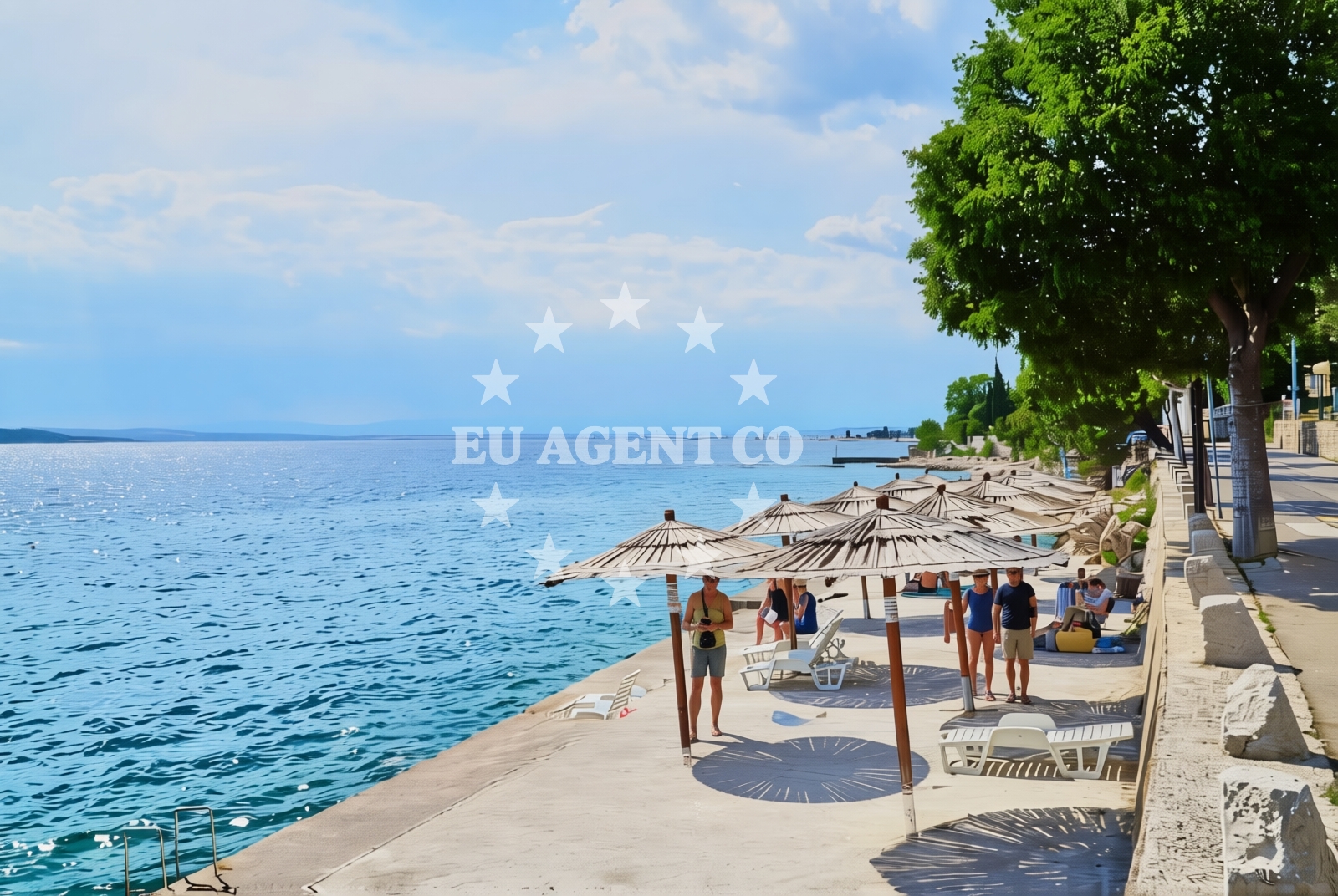 Additional view of Amabilis beach in 56D Ulica Emila Antića, Selce